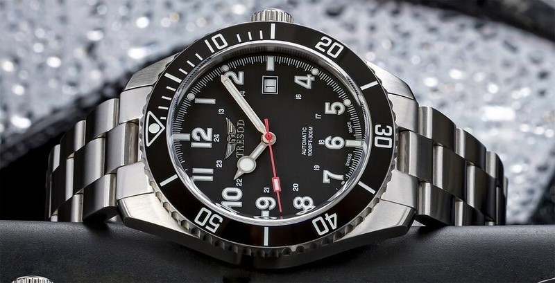 Tresod Ocean Master SWISS MADE SW200 Automatic Black Dial Ceramic Bezel SS Watch