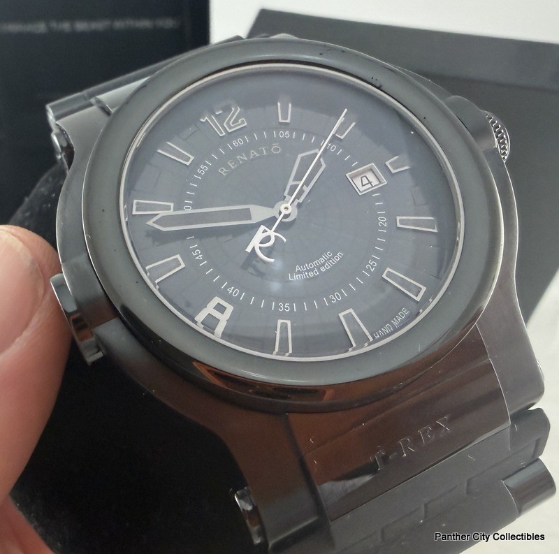 #22 of 100 Renato Collezioni T-Rex Men’s Watch Auto Swiss Black Chrono
