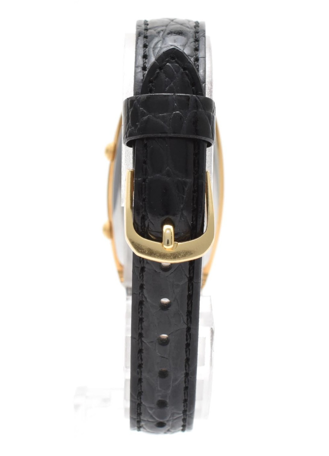 Vintage SEIKO Noie 1E20-3A00 21mm Dual Time Gold Quartz Women’s Watch JAPAN