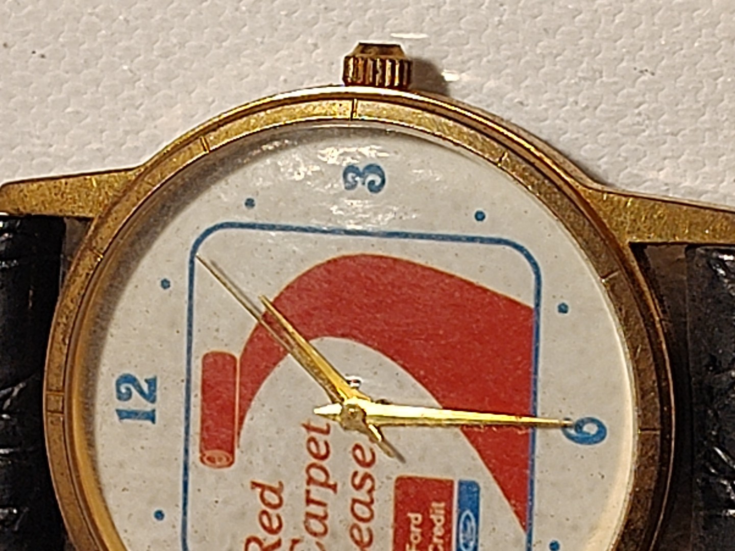 Rare Vintage Ford Credit Red Carpet Lease Advertisement Image Watches Inc Japan