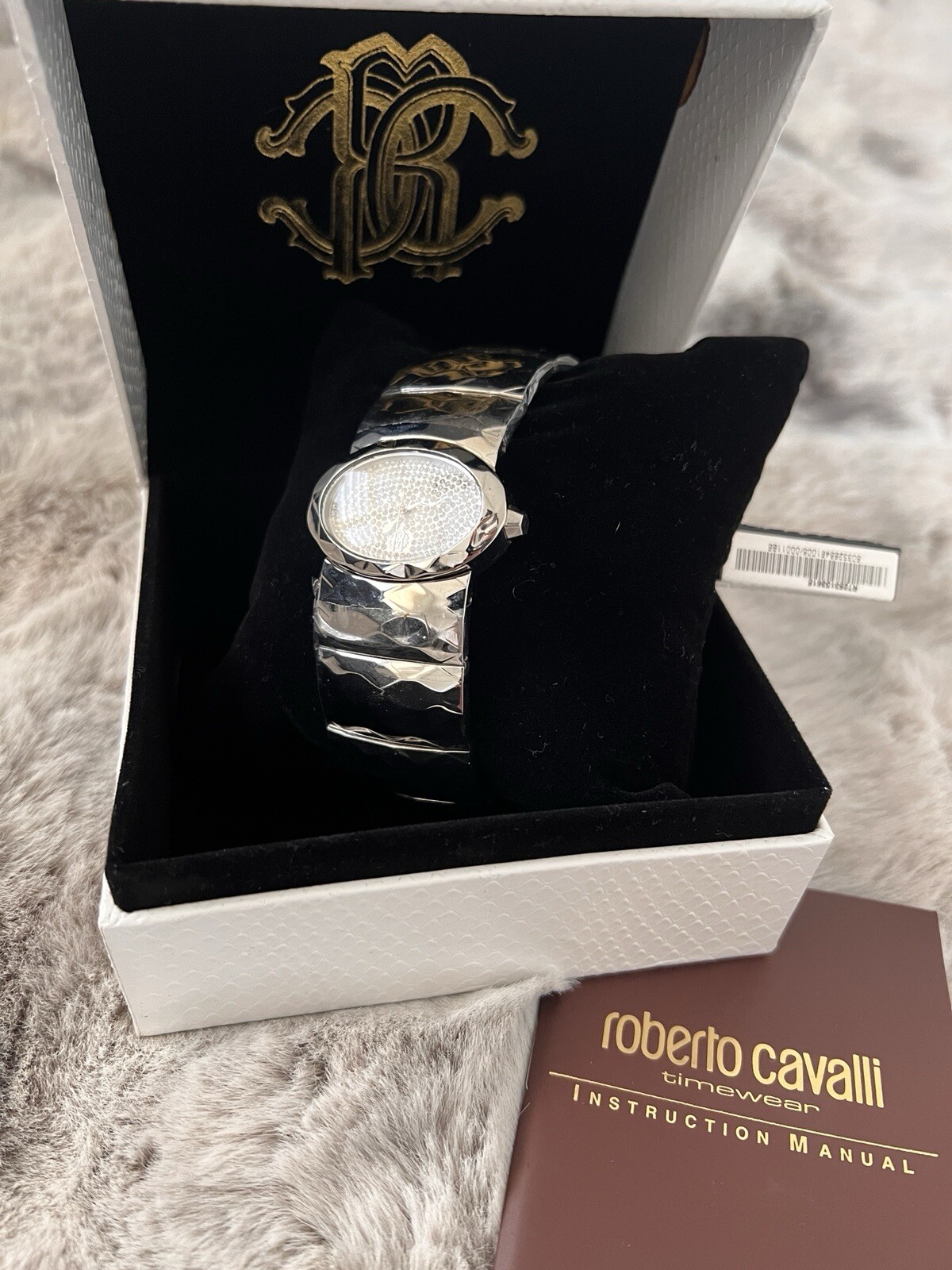 Roberto Cavalli R7253133615 Women’s Multiface Swarovski Crystal Analog Watch