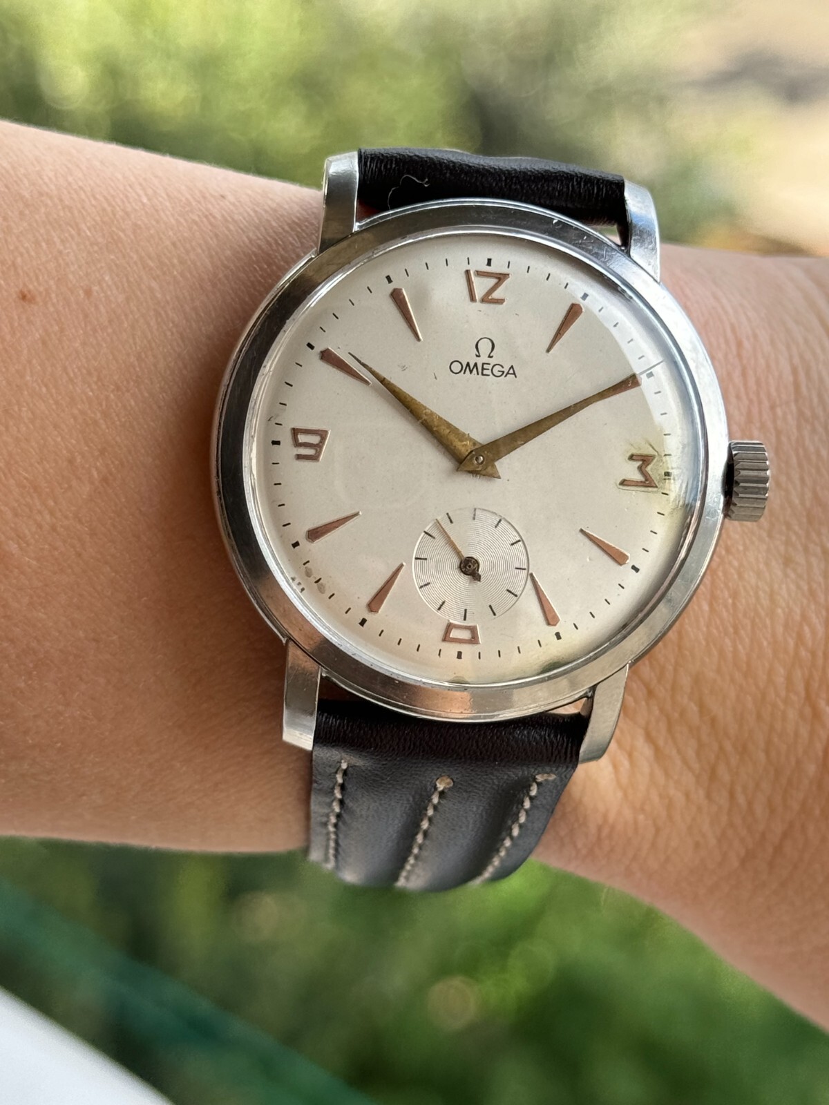Rare Omega Oversize 39mm Jumbo 2544-1 Manual Cal.265 Mens Swiss Made