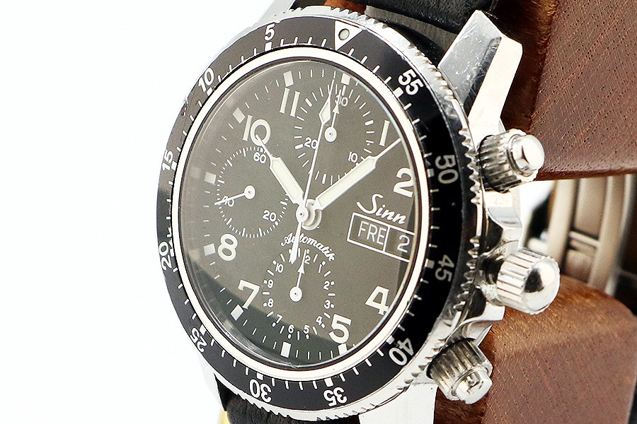 Sinn 103 Automatic Chronograph Watch 41mm Black Dial Men’s