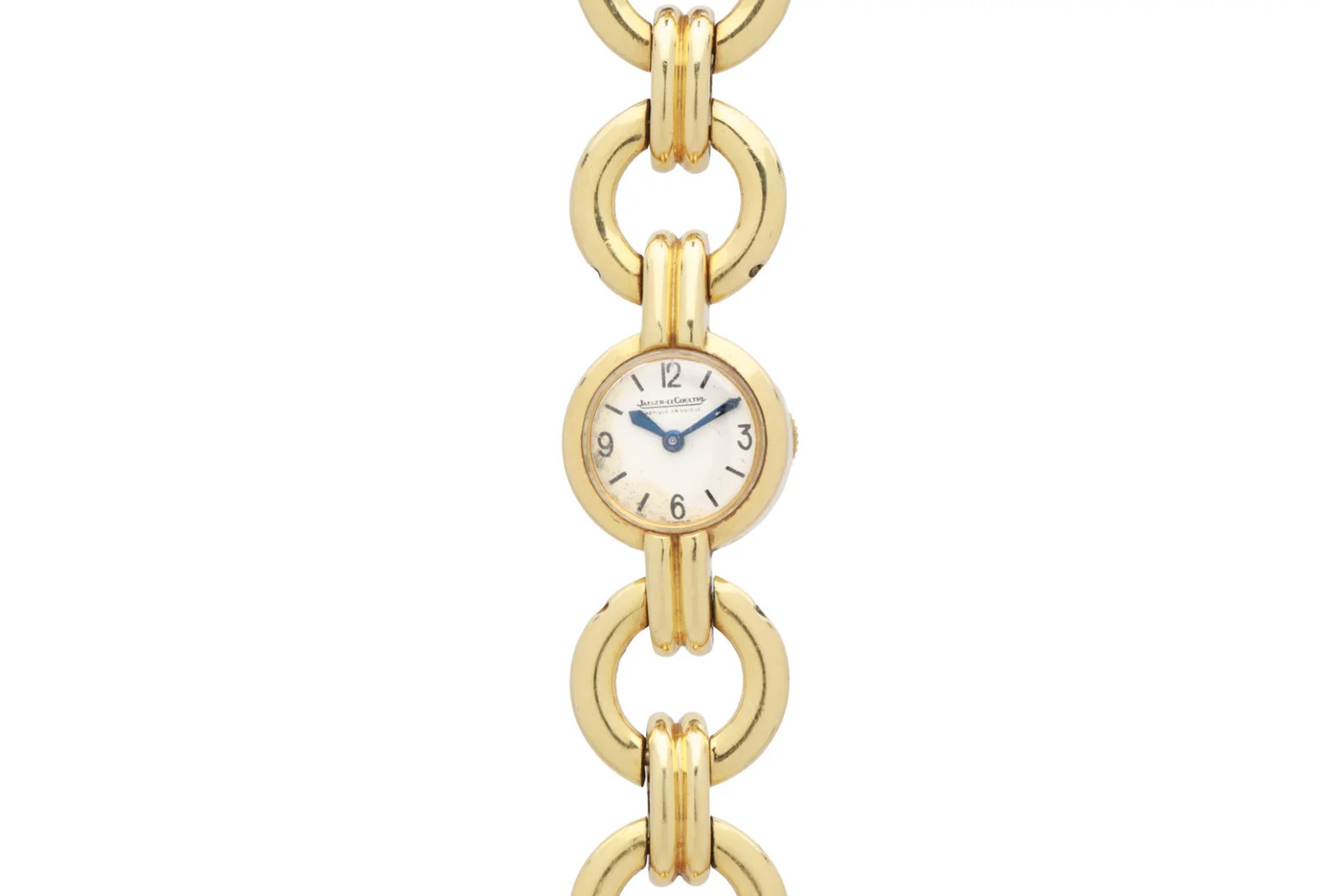 Vintage Jaeger LeCoultre Backwind 18K Yellow Gold 16mm Watch