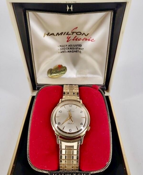 Vintage NOS 10kt GF Hamilton Nautilus 600 Electric Watch Cal. 505 Untested