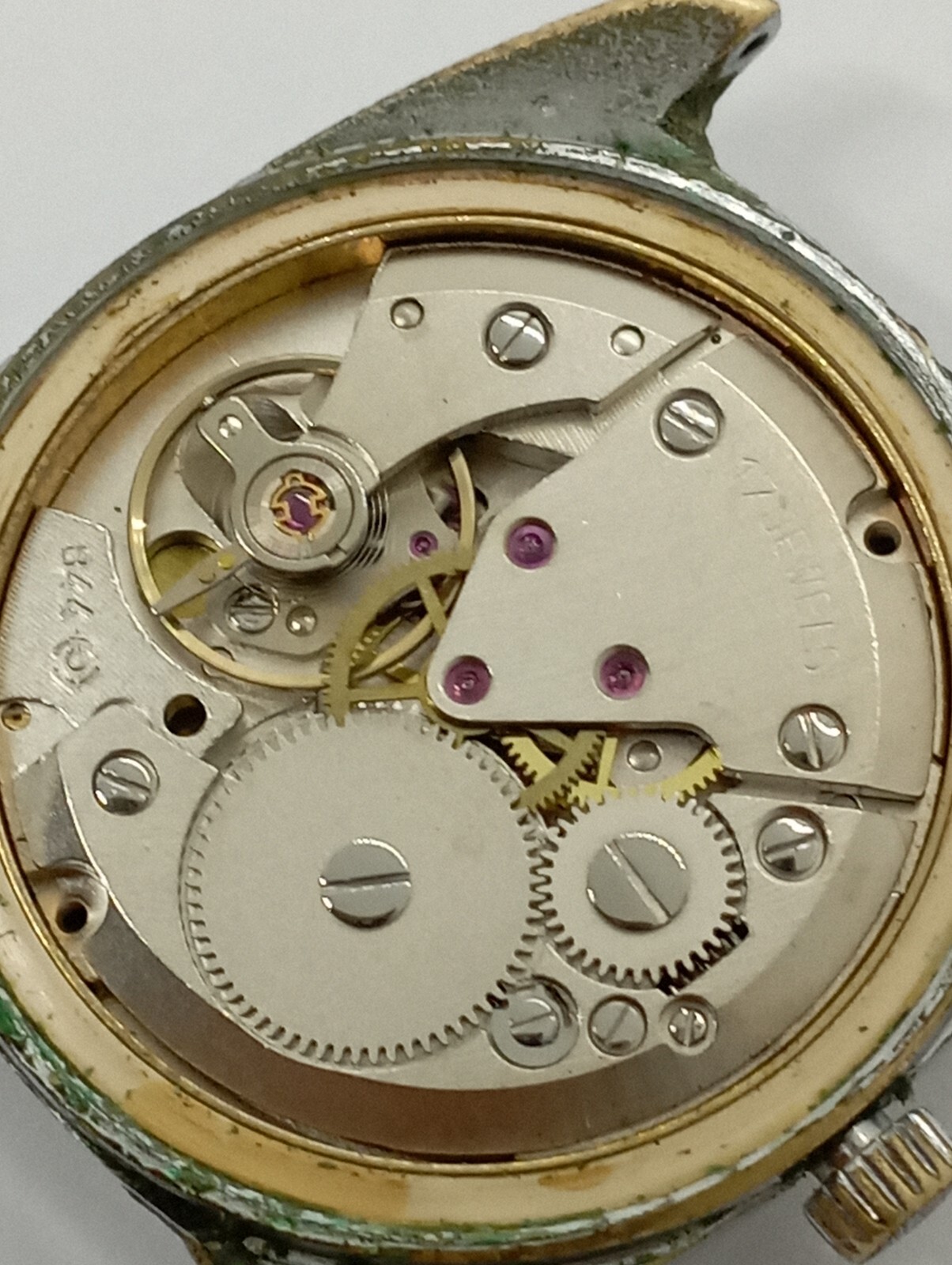 VINTAGE Pallas EPPO watch Cal. OTERO 844 PERFECT MOVEMENT GOOD BALANCE CHECK IT!