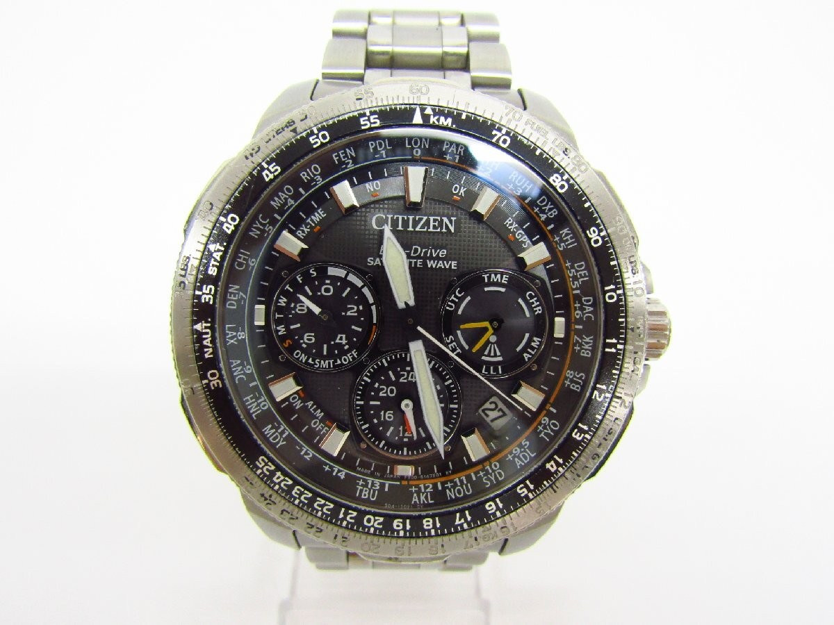 CITIZEN F900-S104602 Promaster SKY Series Solar Radio-Controlled Used Watch