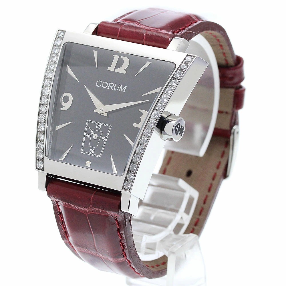 Corum Trapeze Diamond Bezel Small Second Quartz Watch BN69