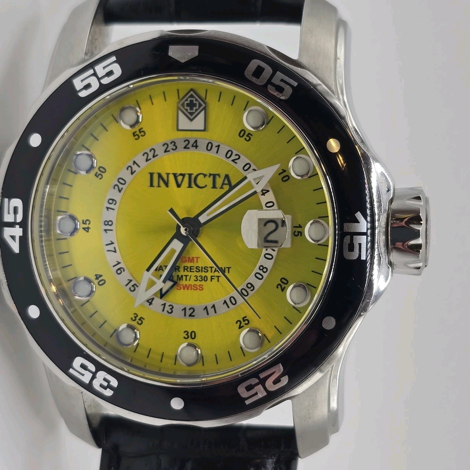 Invicta Scuba Men’s Watch Yellow GMT 6988 48mm