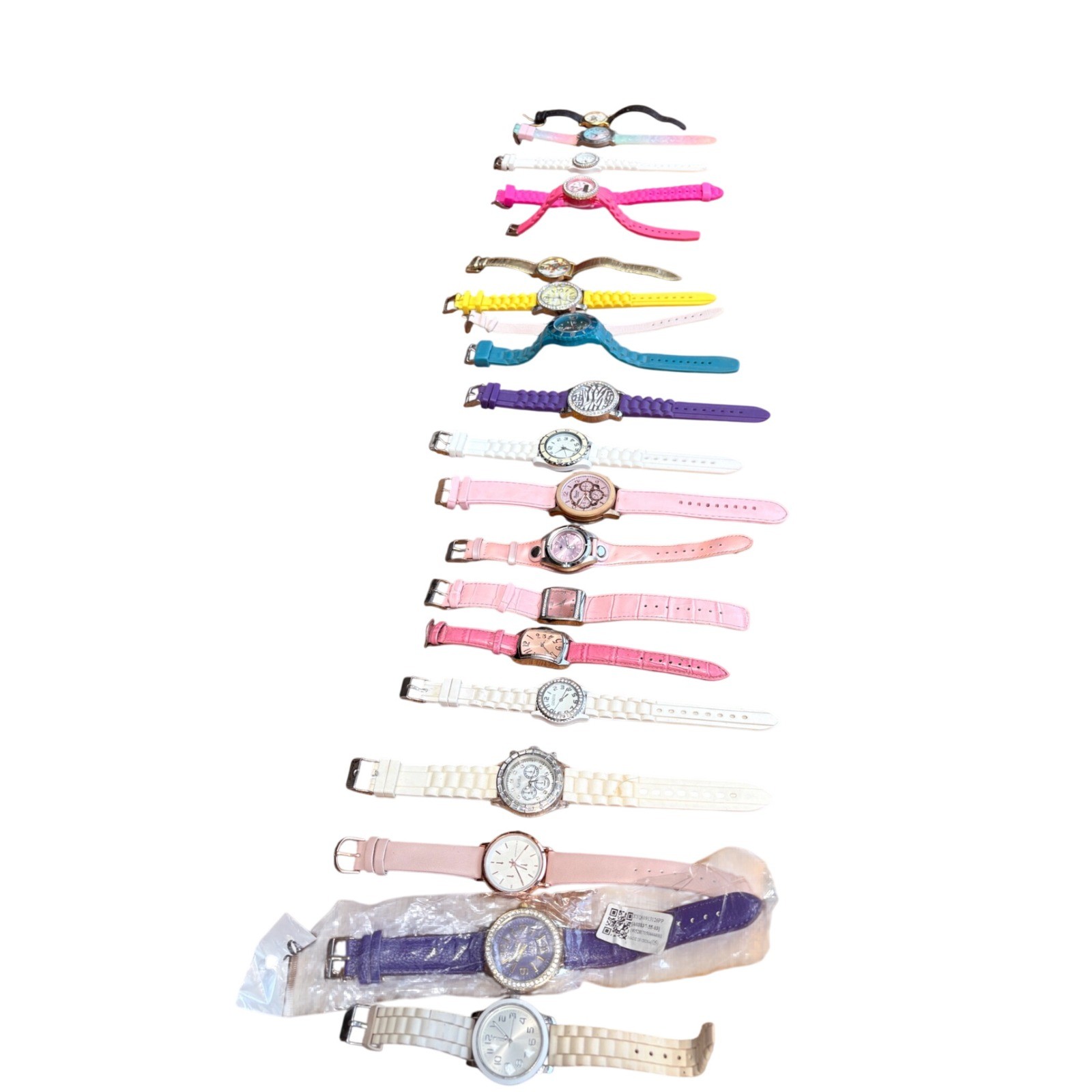 Mixed Fashion Watch Lot 20pc Aeropostale Geneva Peck & Peck Rhinestone Colorful