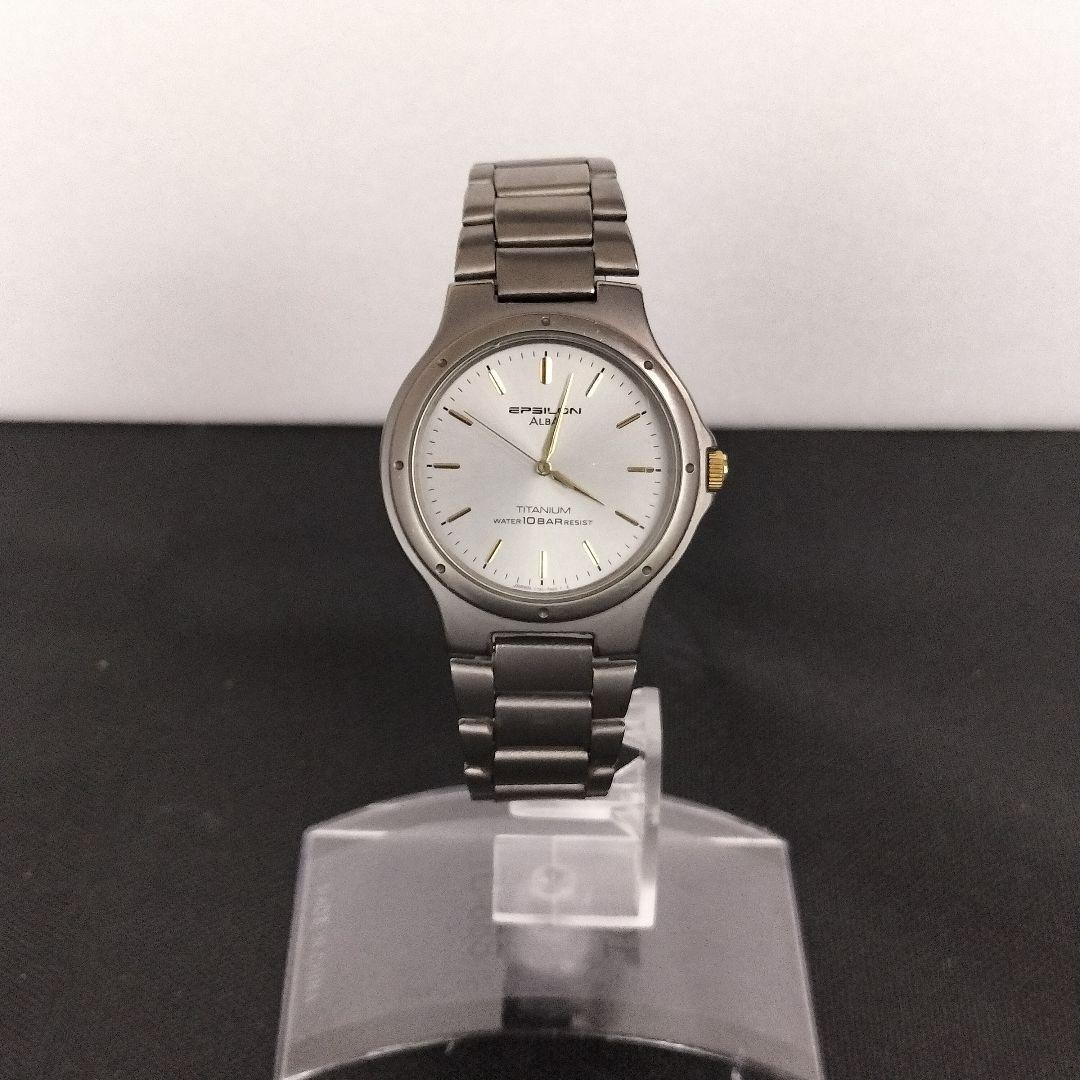 ALBA EPSILON Titanium Mens Analog Quartz Watch No Box/Accessories
