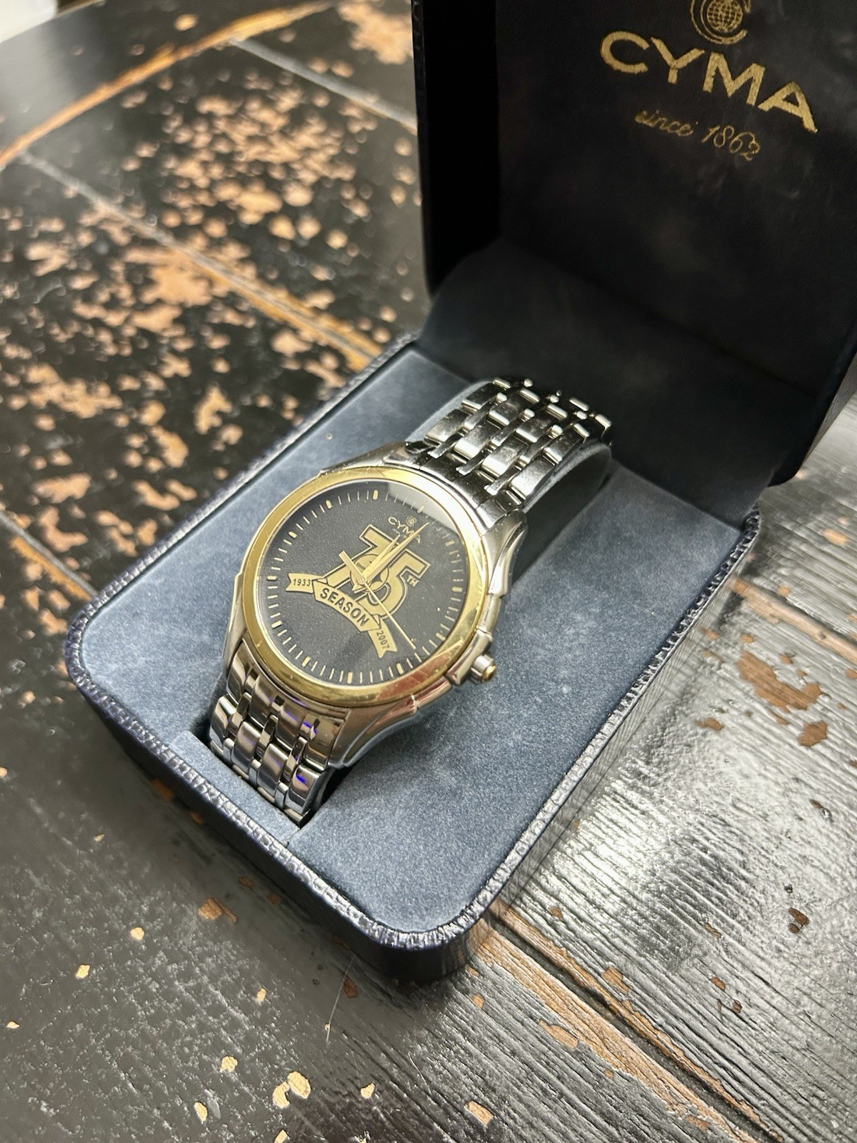VERY RARE Pittsburgh Steeler’s Players 75th Anniversary Watch Bobby Walden