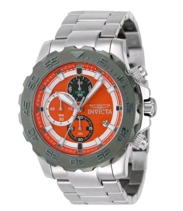 50246 Invicta Pro Diver Men’s Watch 54 Mm Silver I-SIZE TECHNOLOGY
