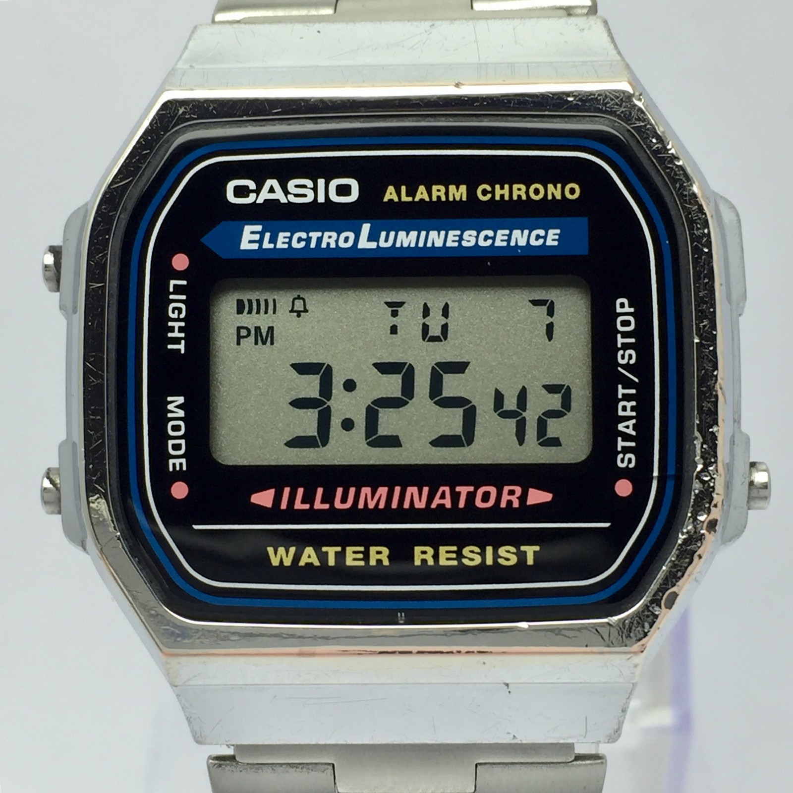 Casio Alarm Chrono 3298 A168 Quartz Digital Vintage Men’s Watch