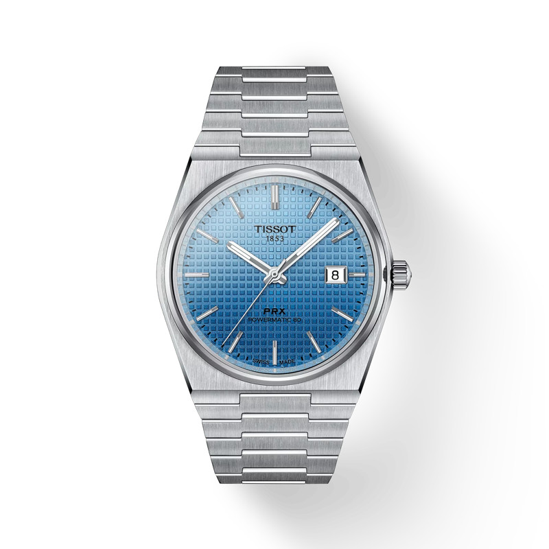 Tissot PRX Powermatic 80 40mm Blue Gradient Dial Watch T1374071135101