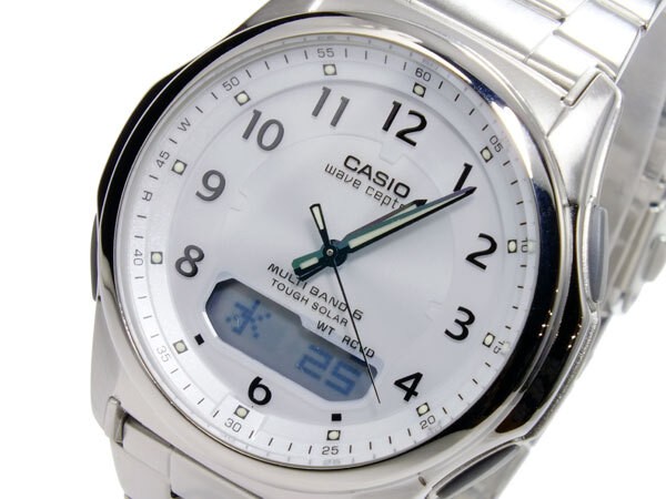 CASIO Wave Ceptor Solar Men’s Watch WVA M630D 7AJF White