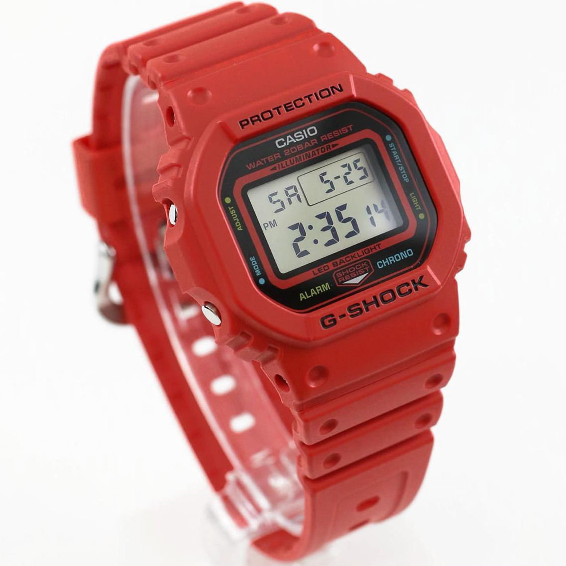 CASIO G-SHOCK DW-5600EP-4JF ENERGY PACK Digital Quartz Watch Red 42.8mm