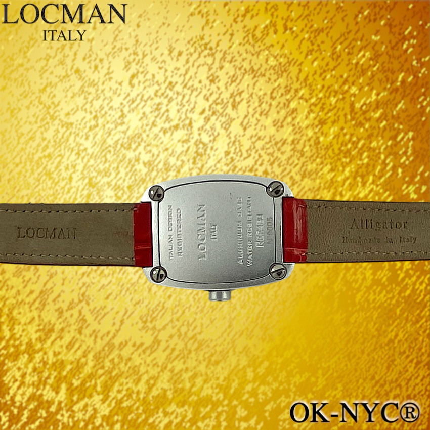 LOCMAN DIAMOND REF 488 Diamonds Bezel Quartz Women’s Watch 32 mm x 43 mm