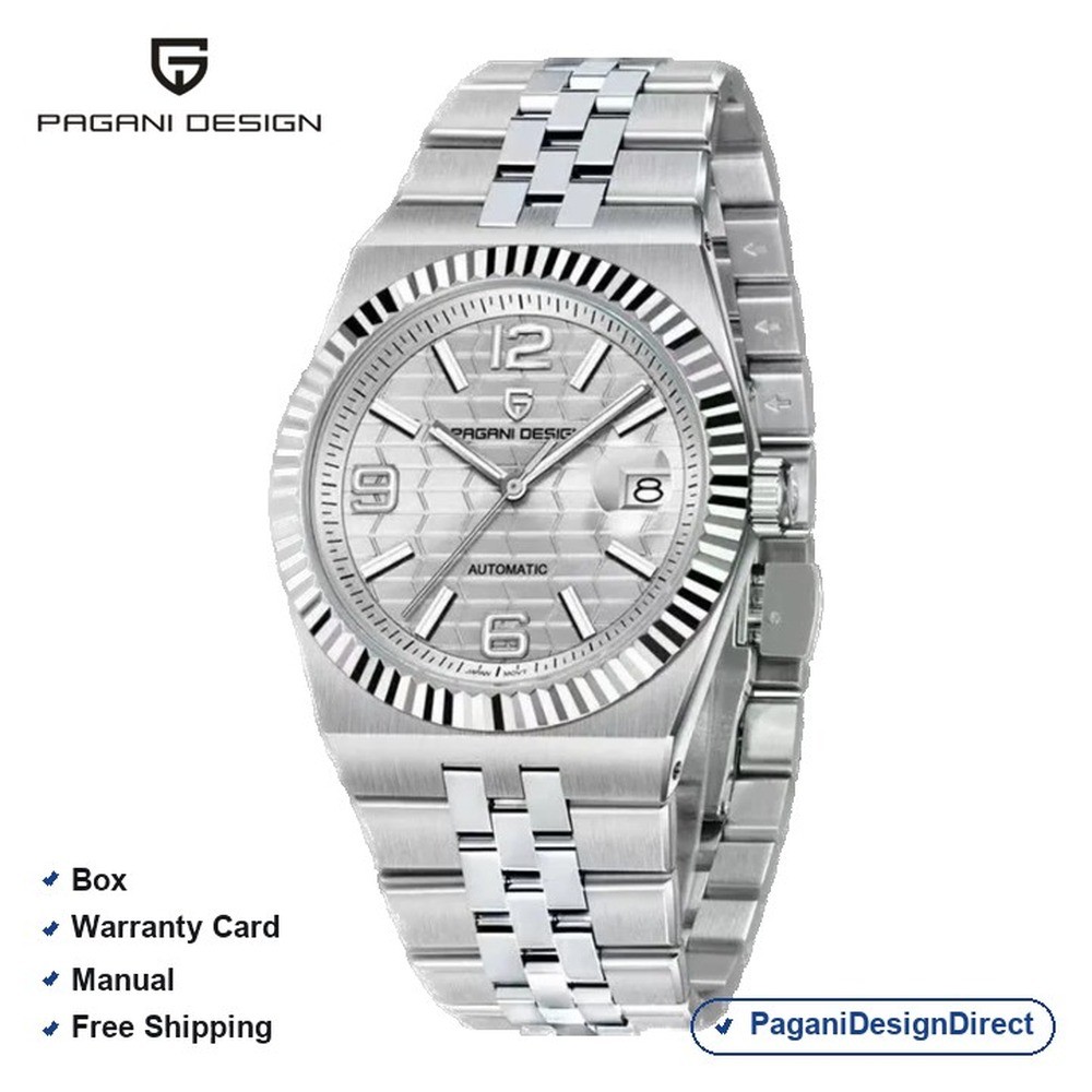 Pagani Design PD-YS027 White Stainless Steel Automatic Men’s Watch