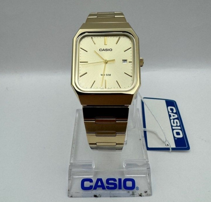 Casio Standard MTP-B185G-9A Classic Analog Gold Dial 32.5 mm New Men’s Watch