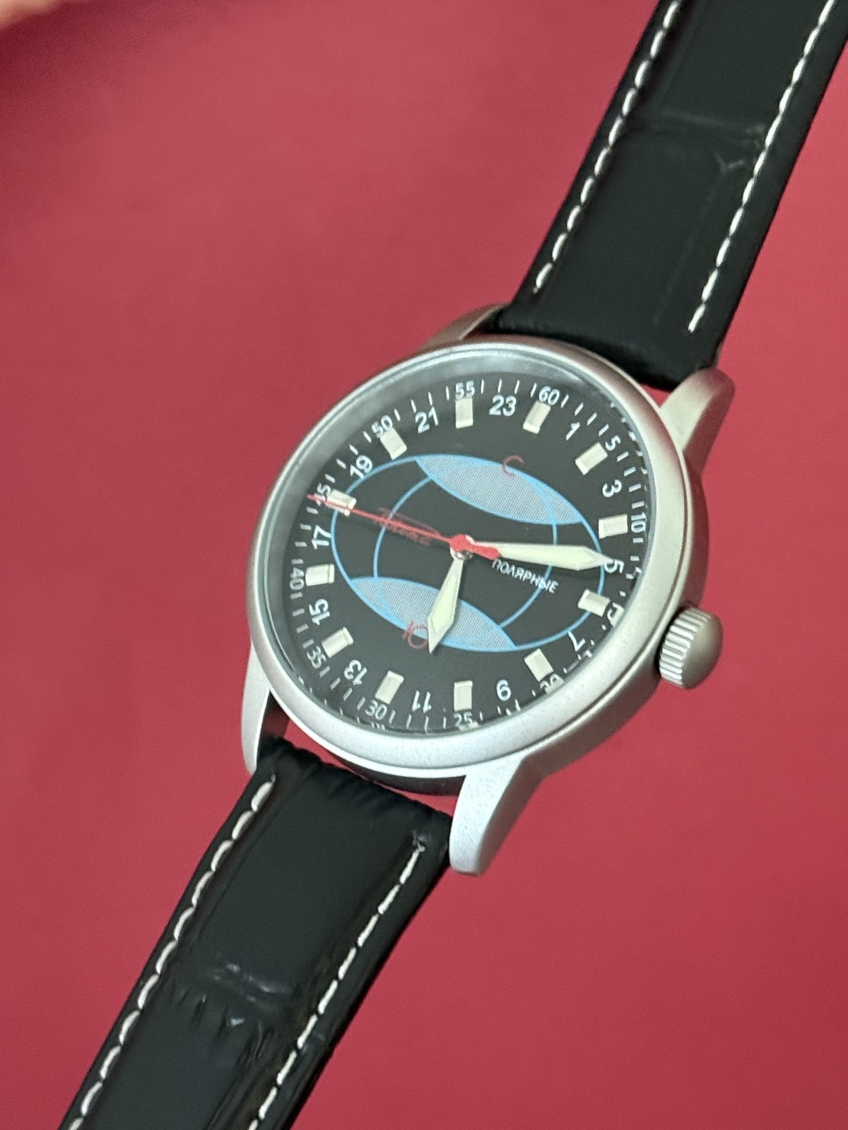 Watch Raketa 24h Mechanical Wrist Men’s Russian Vintage Soviet USSR Polar Day