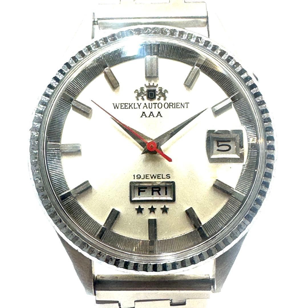 Orient 19 Stone Automatic Wristwatch 37mm 1960s wrist 17.0cm/6.7in
