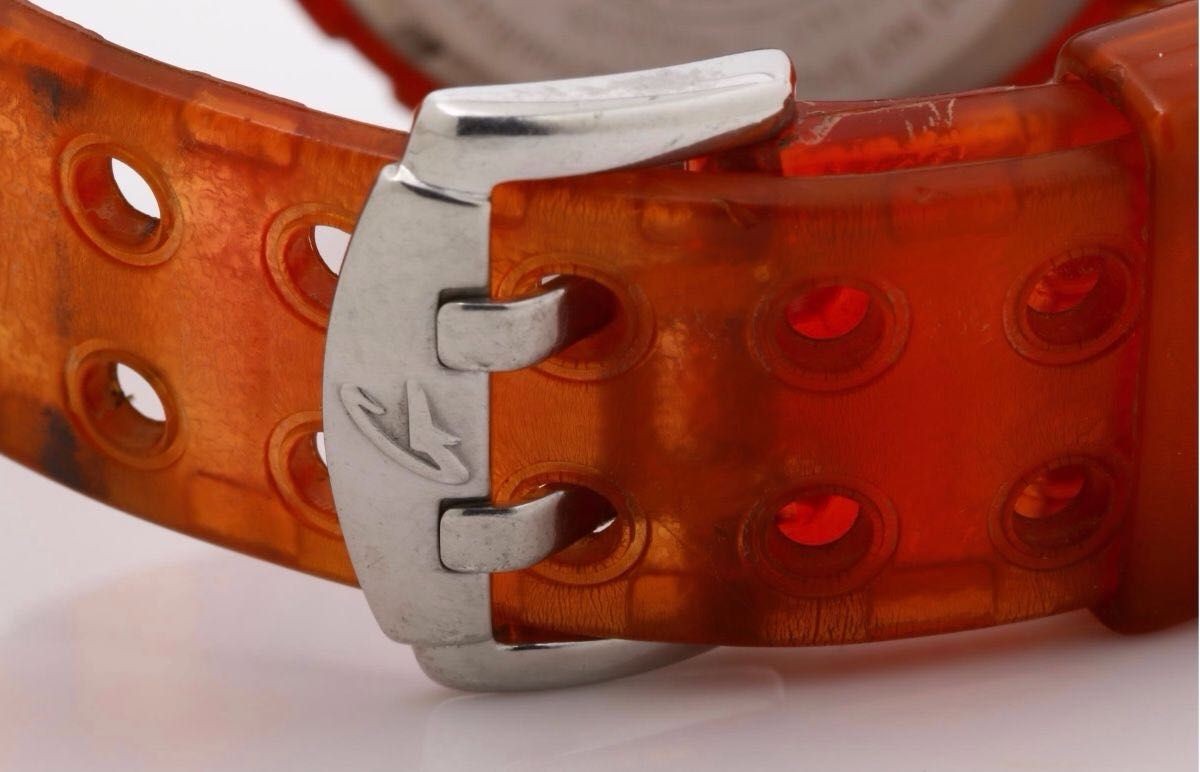 CASIO G-SHOCK Frogman GW-203K-4 Candy Red Irukuji 2003 Used Light Fault Japan