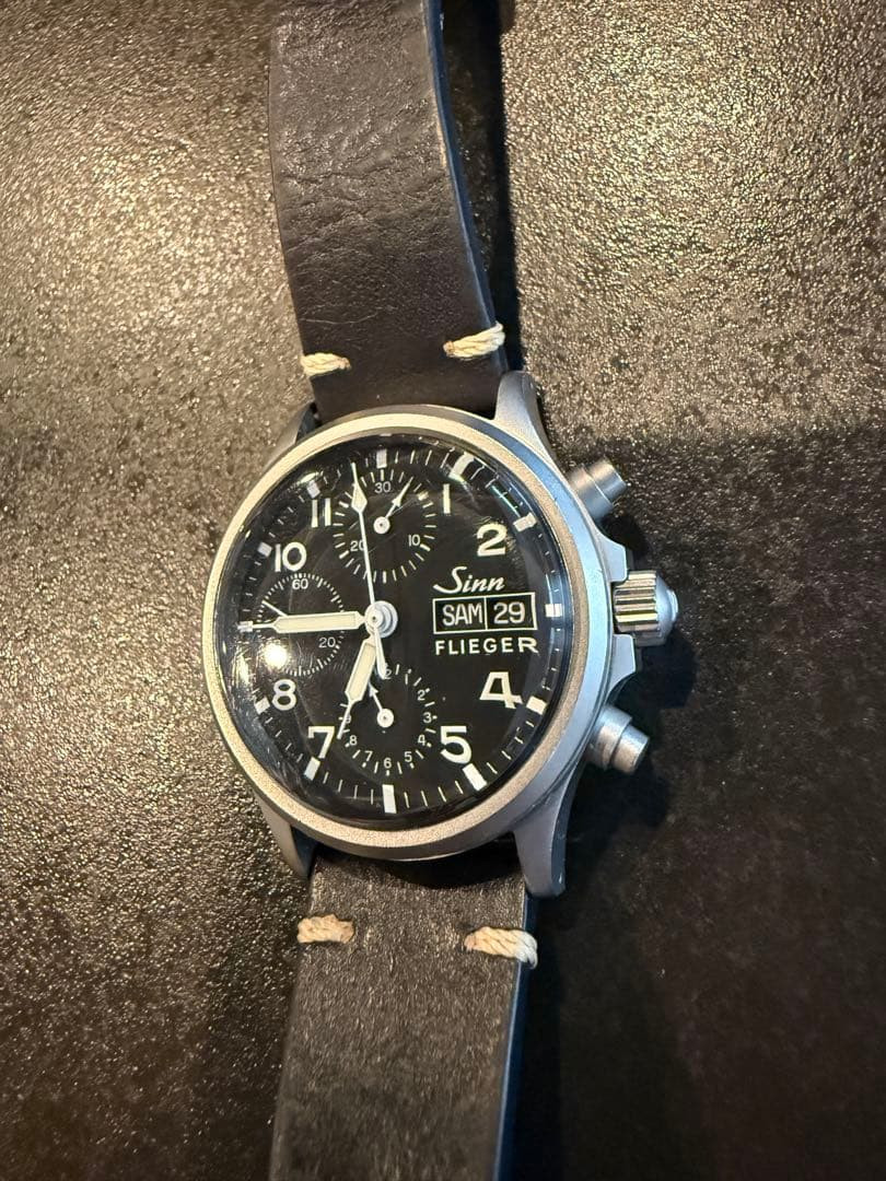 Sinn 356 Flieger Chronograph Automatic Steel Black Men’s Pilot Watch
