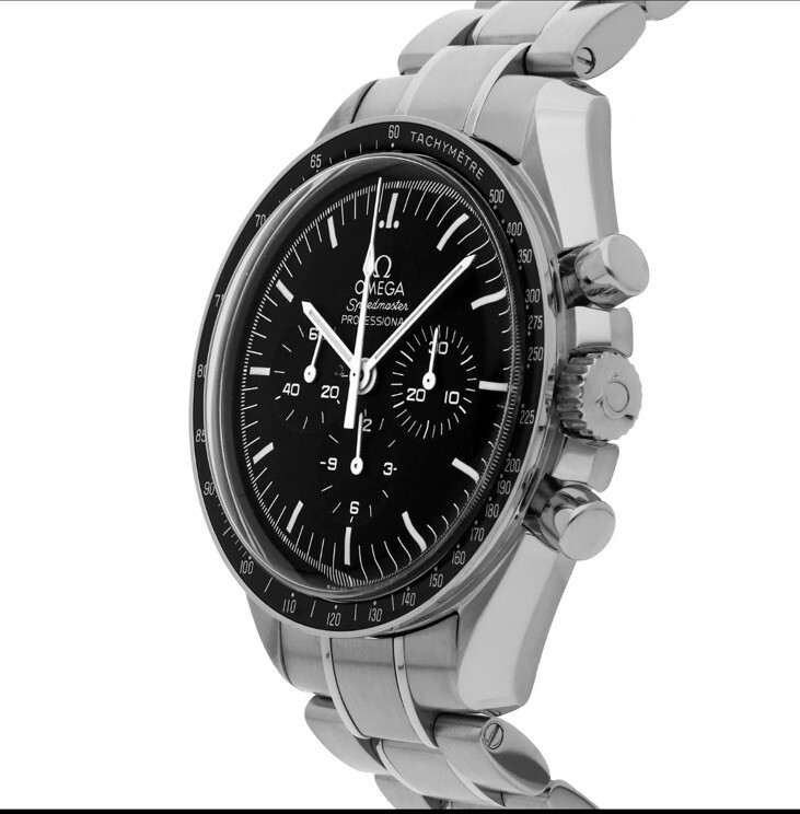 Omega Speedmaster Lune Chrono Manuel Montre Homme Acier 311.30.42.30.01.005