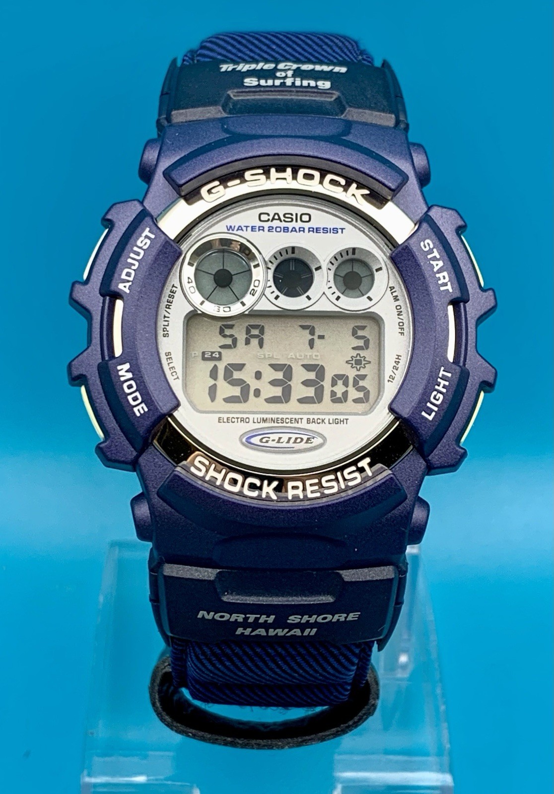 CASIO VINTAGE G-SHOCK GL-110TC-2 G-LIDE Japan H 2000 Screw-Back case