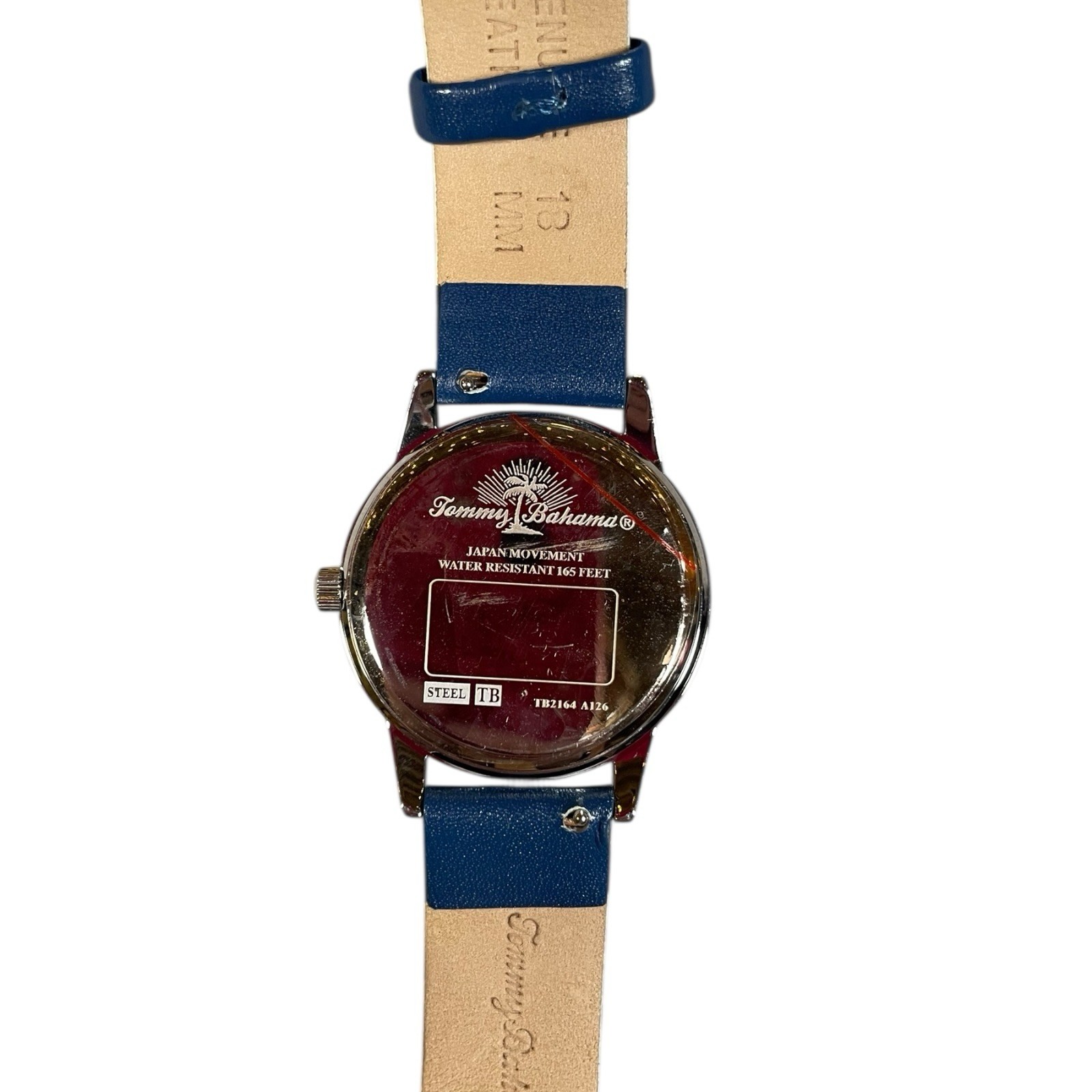 Women’s Tommy Bahama TB2164 Genuine Leather Watch Blue