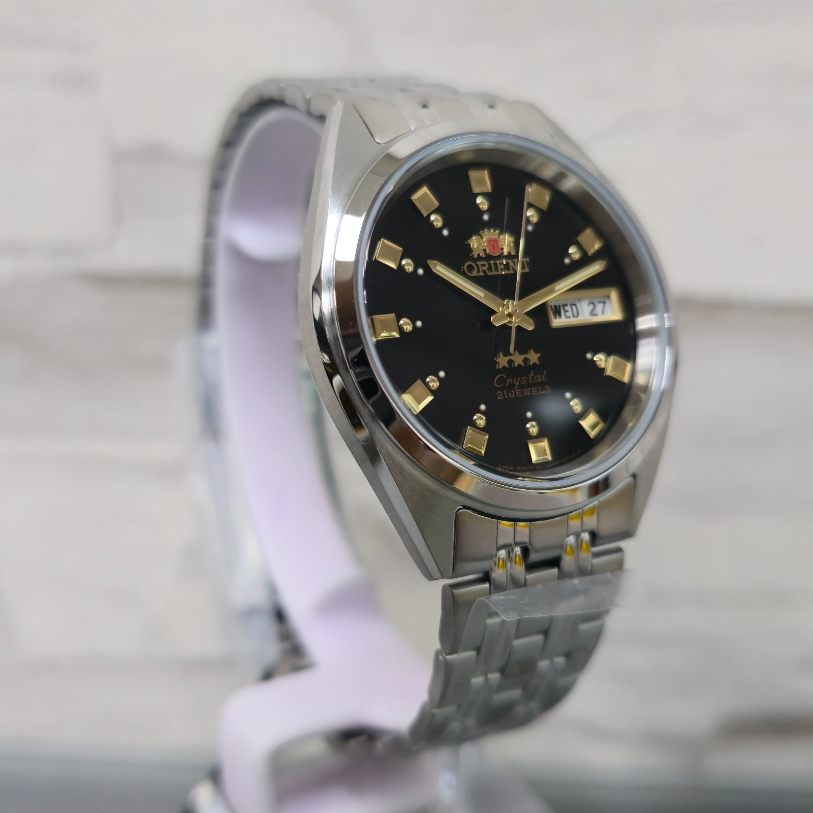 Orient TriStar FAB00009B9 Automatic Black Dial Stainless Steel New Men’s Watch
