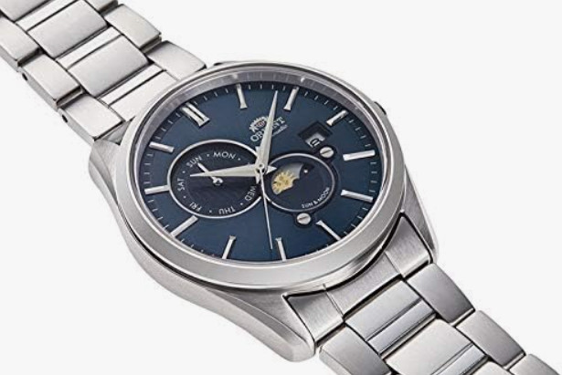 ORIENT RN-AK0303L Contemporary Automatic Sun & Moon Navy Gradation Sapphire