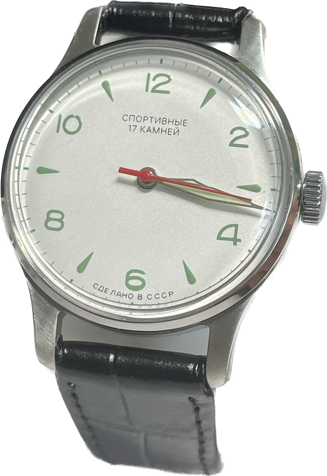 Pobeda Sportivnye stop second 17 jewel Mechanical Mens Soviet Vintage USSR 1MCHZ