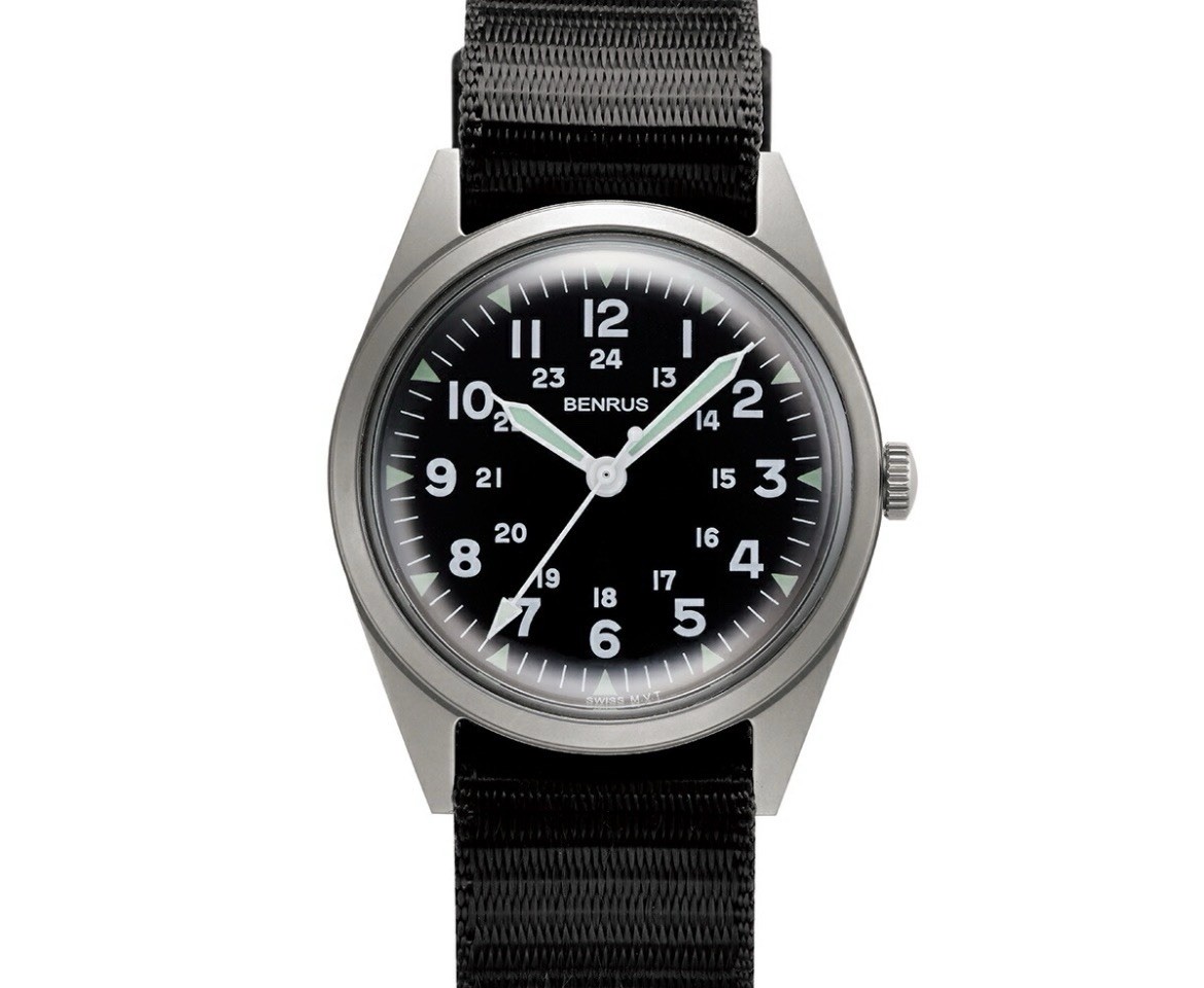 [New] Benrus DTU-2A/P-SVBK Military Watch Quartz