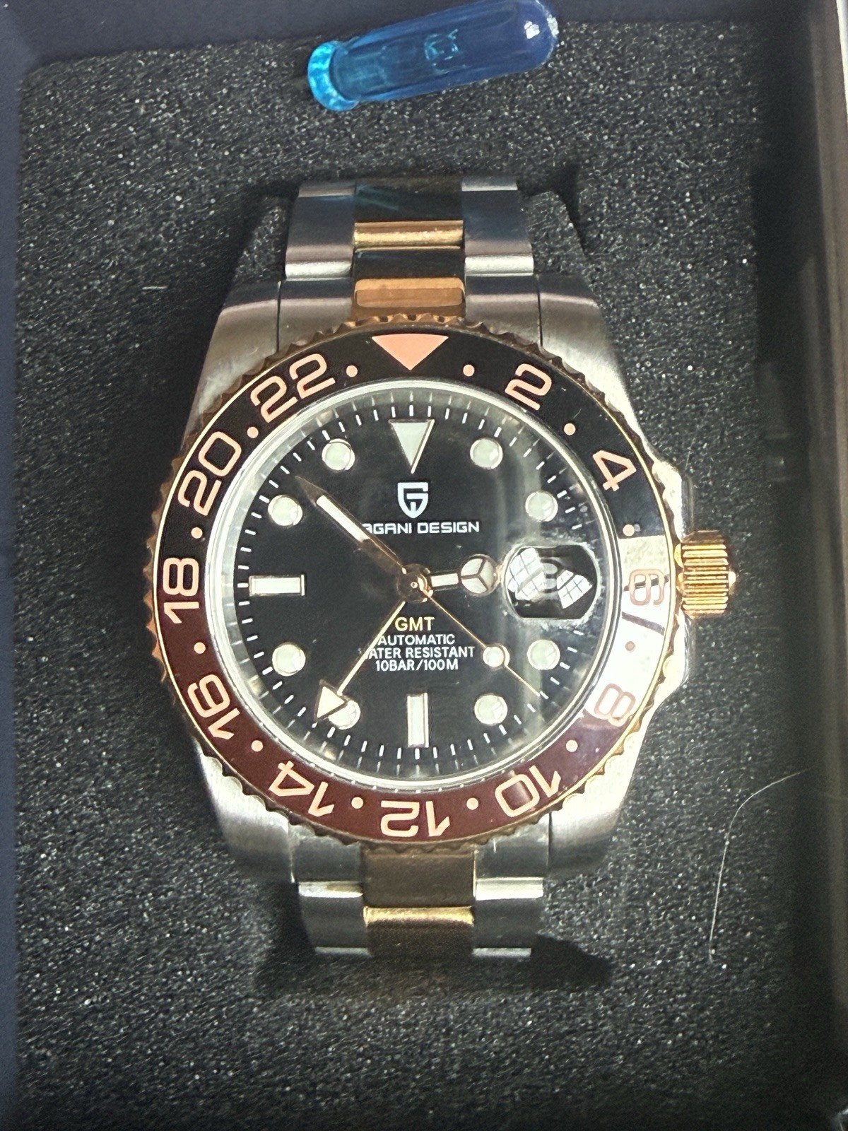 Pagani Design GMT Master Automatic 40mm PD-1662 Sapphire Glass “root beer”