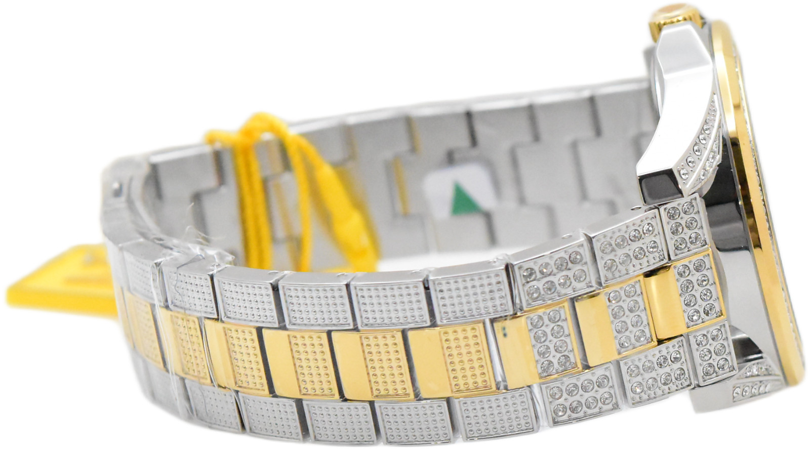 Invicta Celestial Lux Men’s 45mm Gold Pave 476 Crystals Quartz Watch 50298