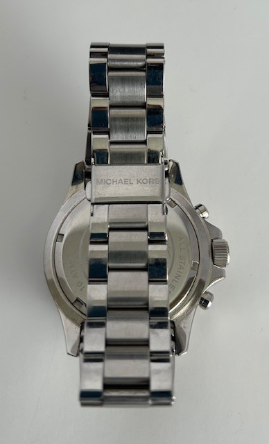 Michael Kors Rose Everest Womens Chronograph Watch MK-5870 New Battery