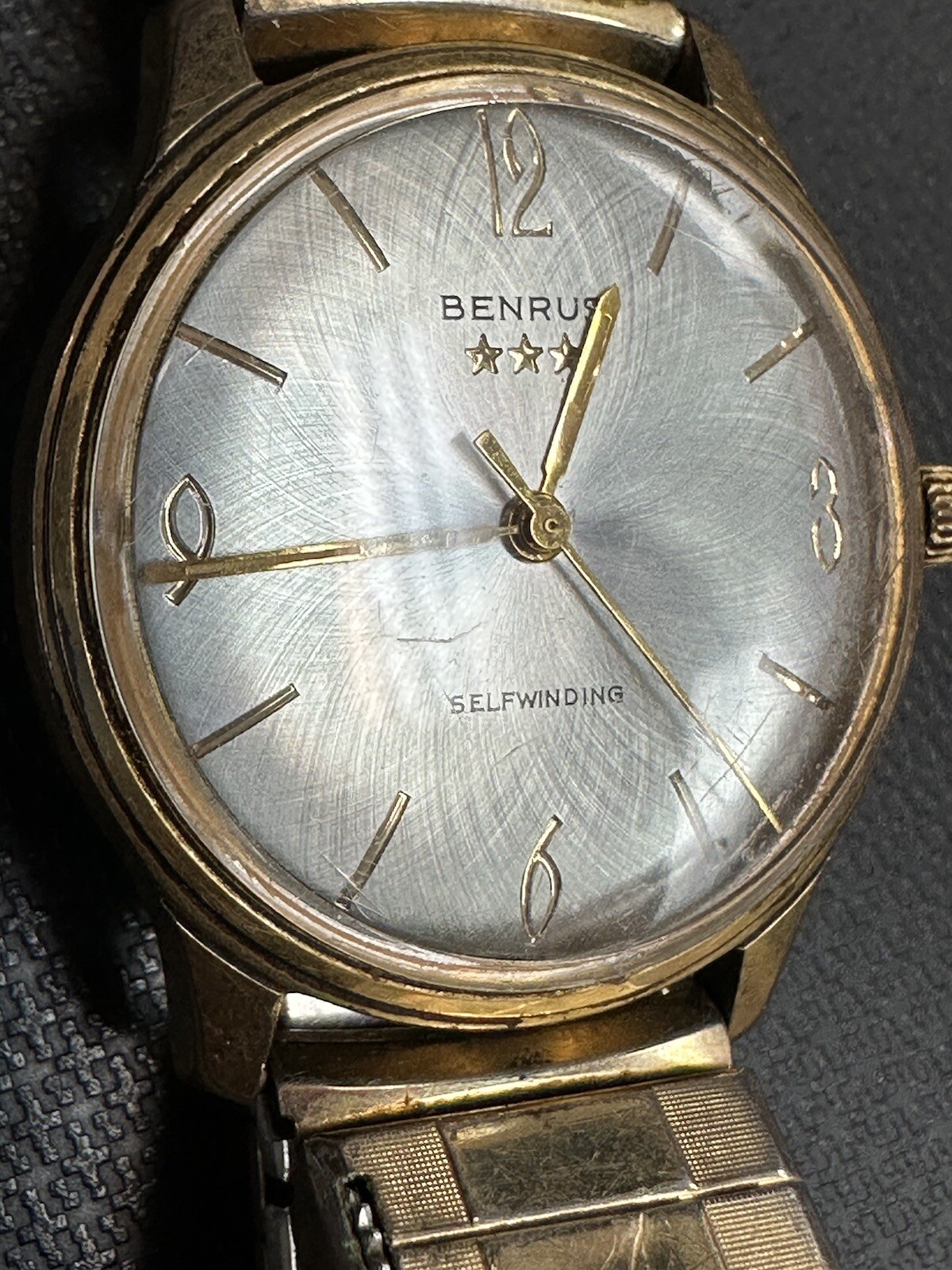 Benrus Reference 7021 Automatic With Engine Turned Dial..TJ132