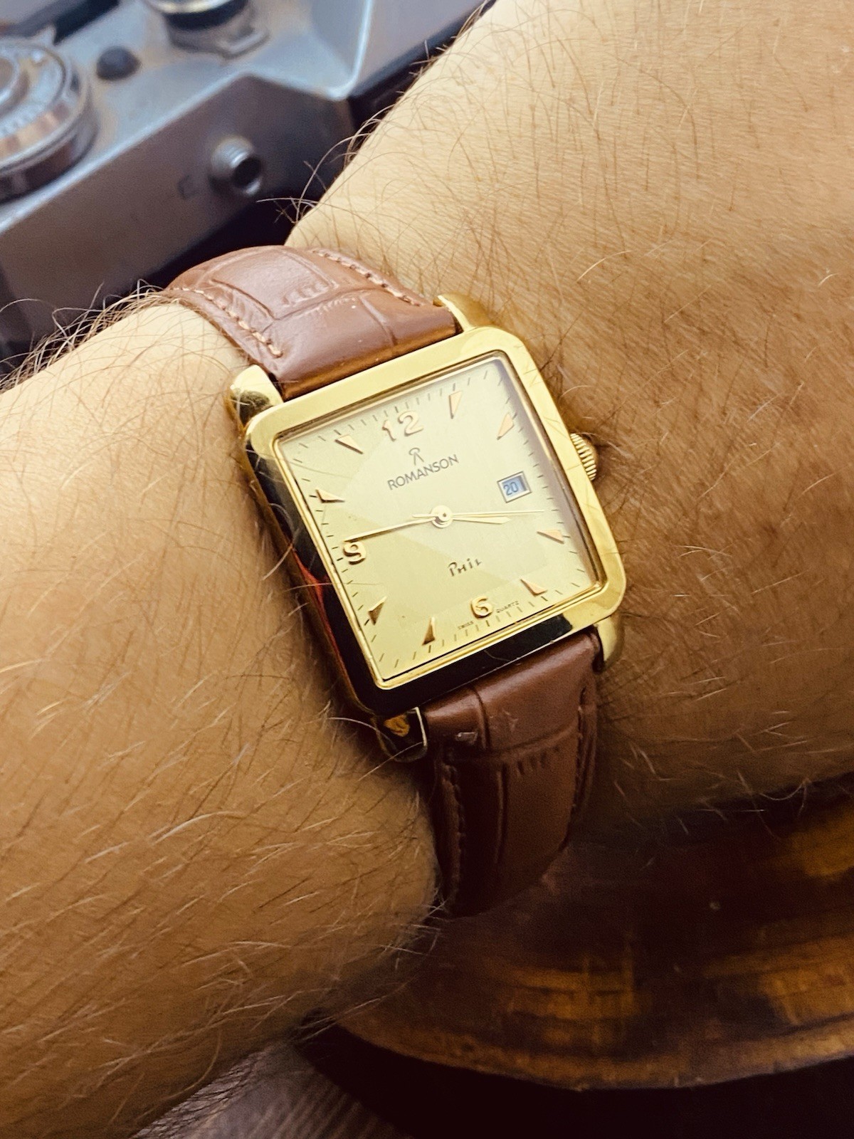 Vintage Swiss ROMANSON Phil Unisex Quartz Watch #8468