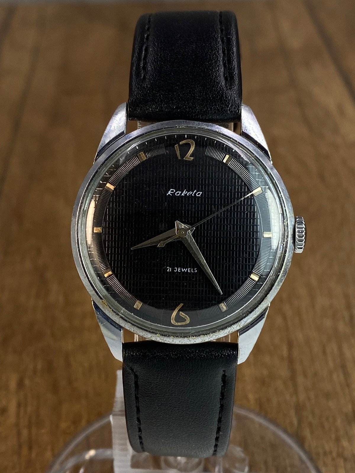 Raketa Baltika mechanical 21j vintage Soviet Era mens wristwatch USSR