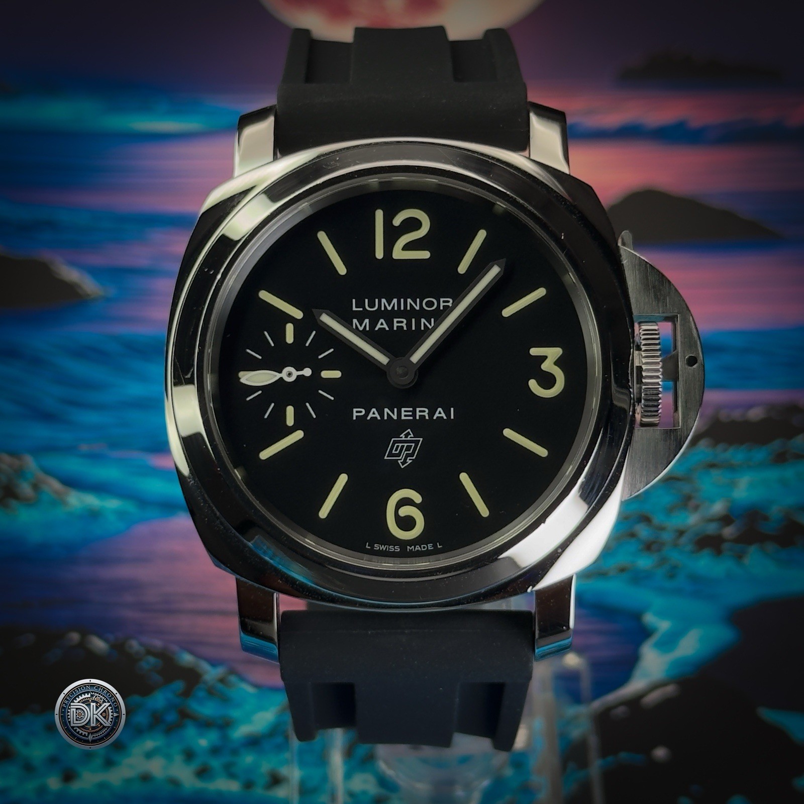 Panerai Luminor Marina PAM01005 Black Rubber Strap 1950
