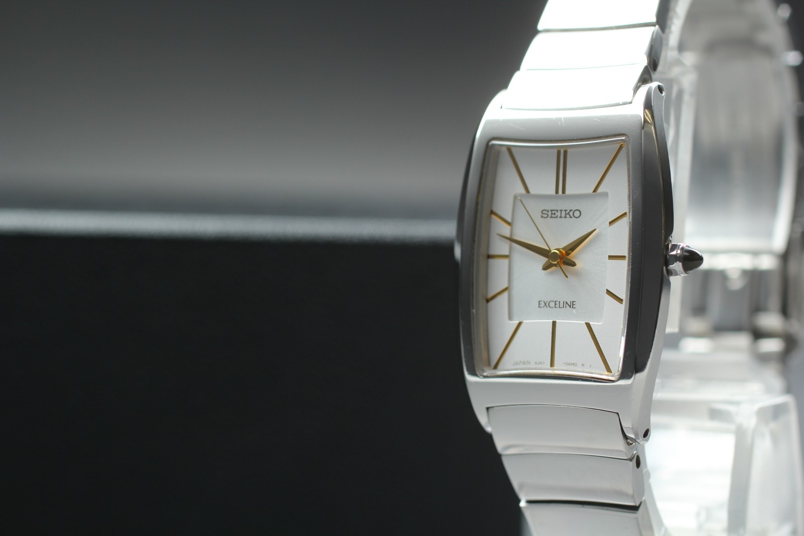 2007 N MINT Seiko Exceline 4J41-0AJ0 Quartz Steel HAQ Womens Watch From JAPAN