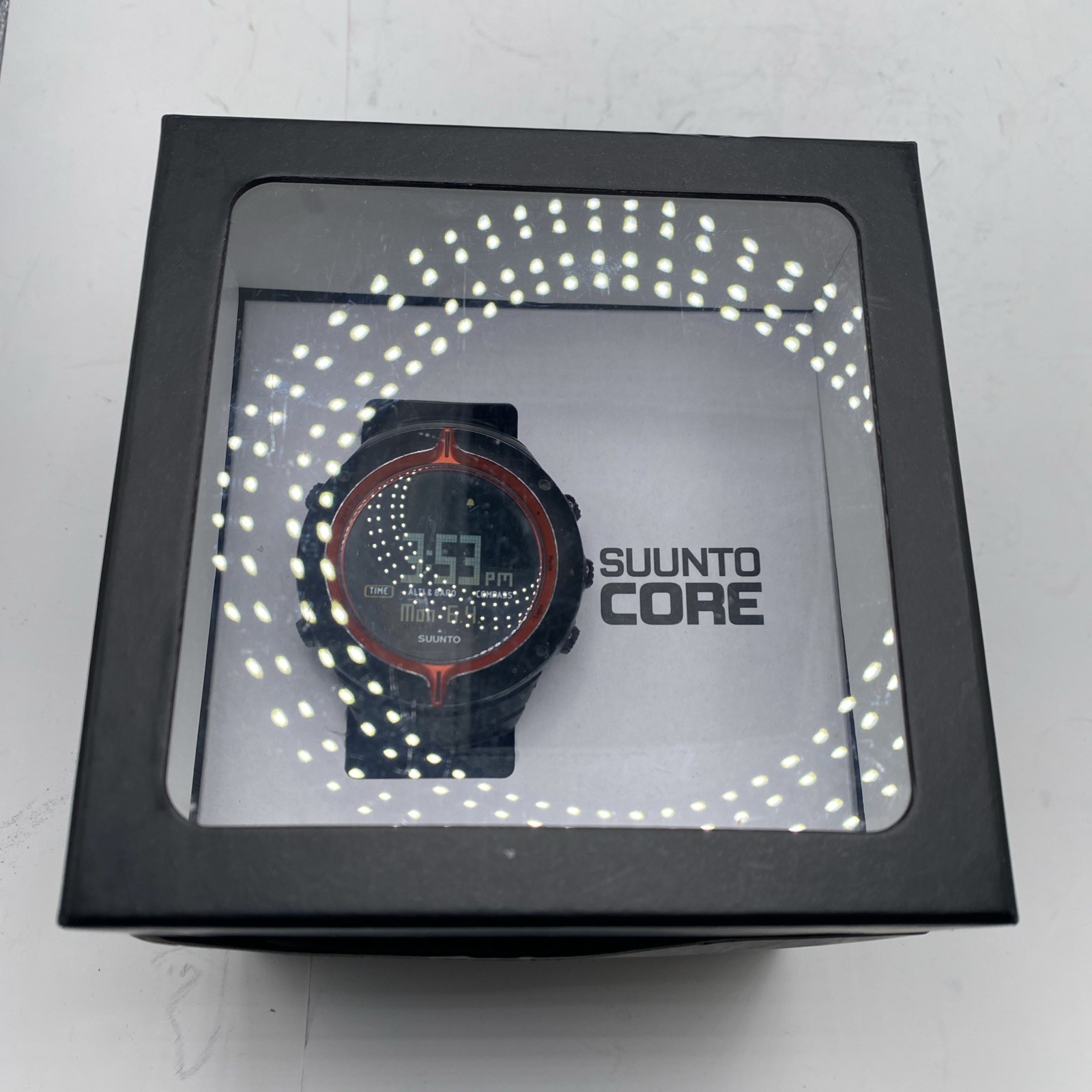 Suunto Core Extreme Edition Red Digital Volcano Watch Box/ Instructions enclosed