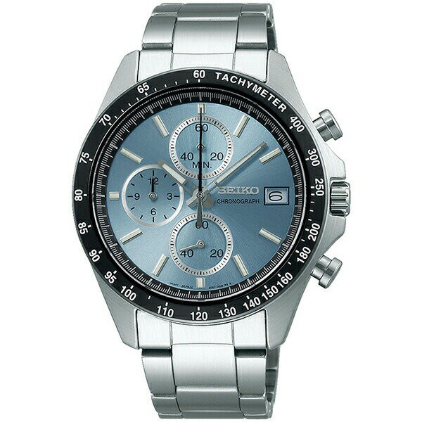 SEIKO Spirit SBTR029 Blue Chronograph Quartz Stainless Men’s Watch From Japan