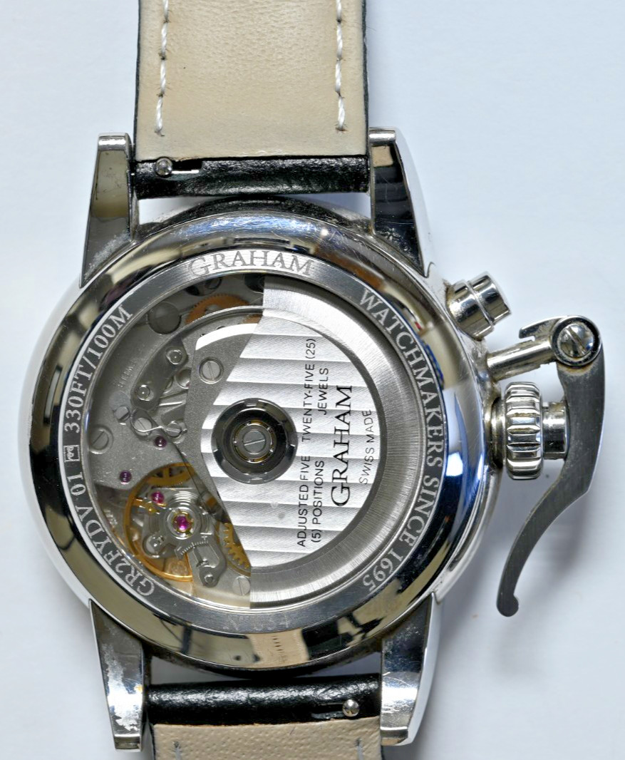 GRAHAM Chronofighter 1695 2CXAS.B01A Automatic LEFTY Chronograph Box & Papers