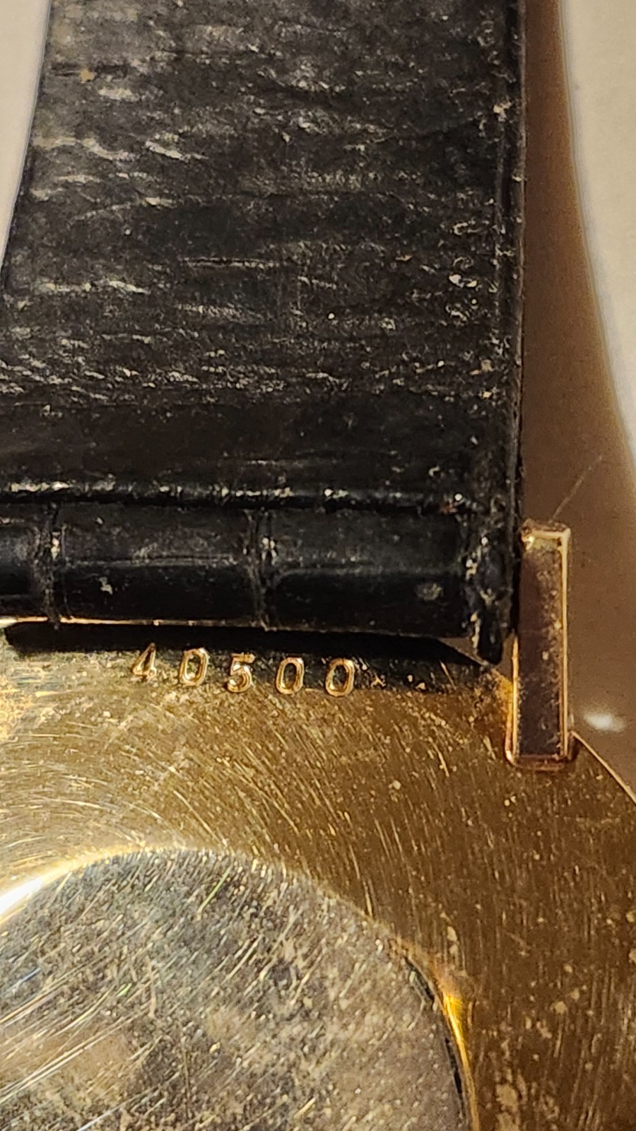 universal geneve ultra thin vintage watch with rare double diamond setting