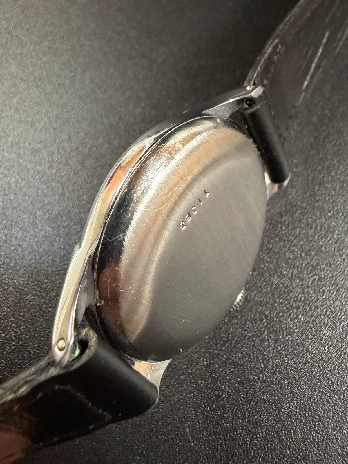 Record Vintage Bumper Automatic Cal. 172 23J Sector Dial 35mm Rare Watch 1950s