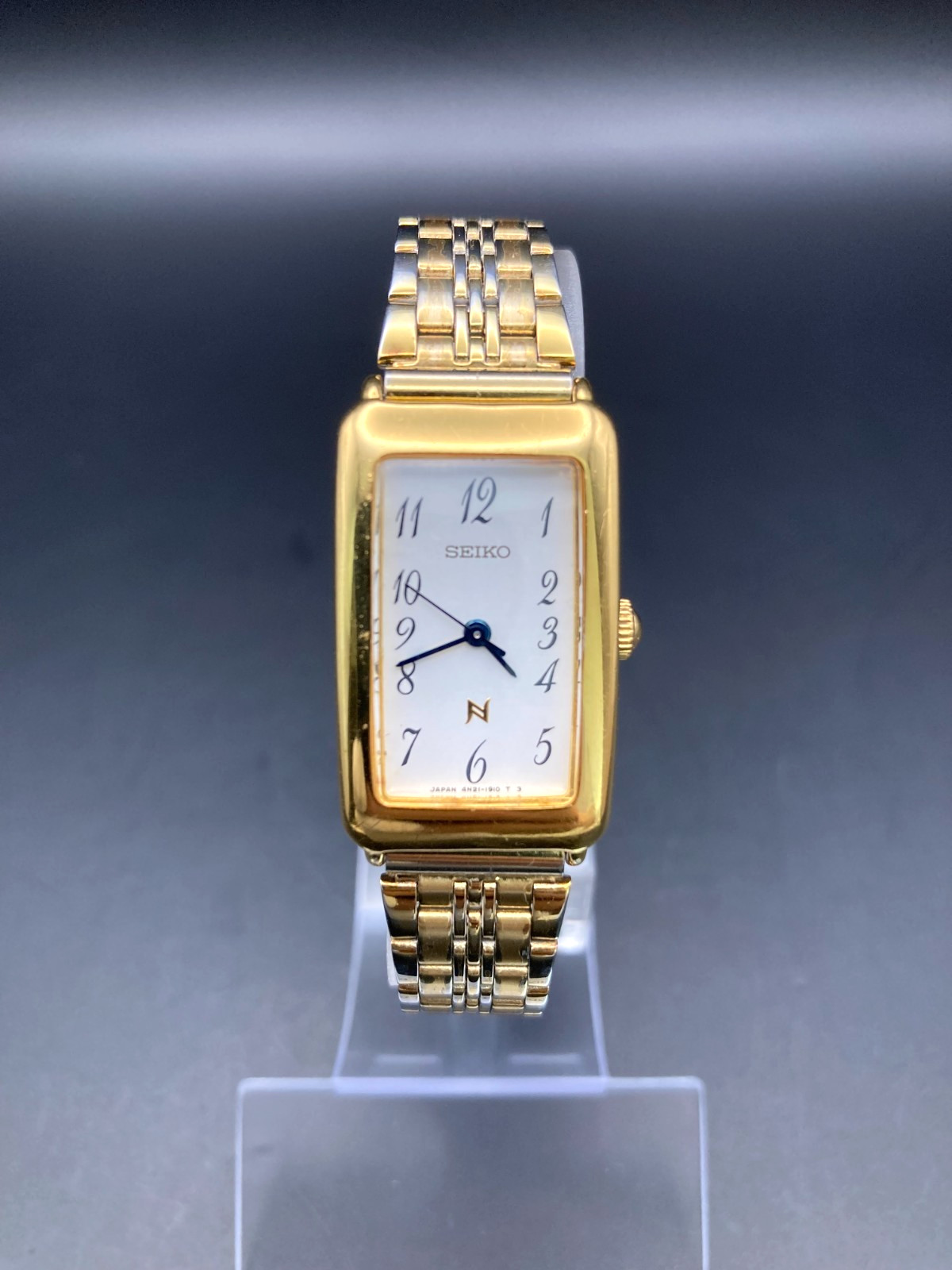 [Exc+5/New Batt] Seiko Noie 4N21-5250 Women’s Vintage Watch Gold Quartz Japan