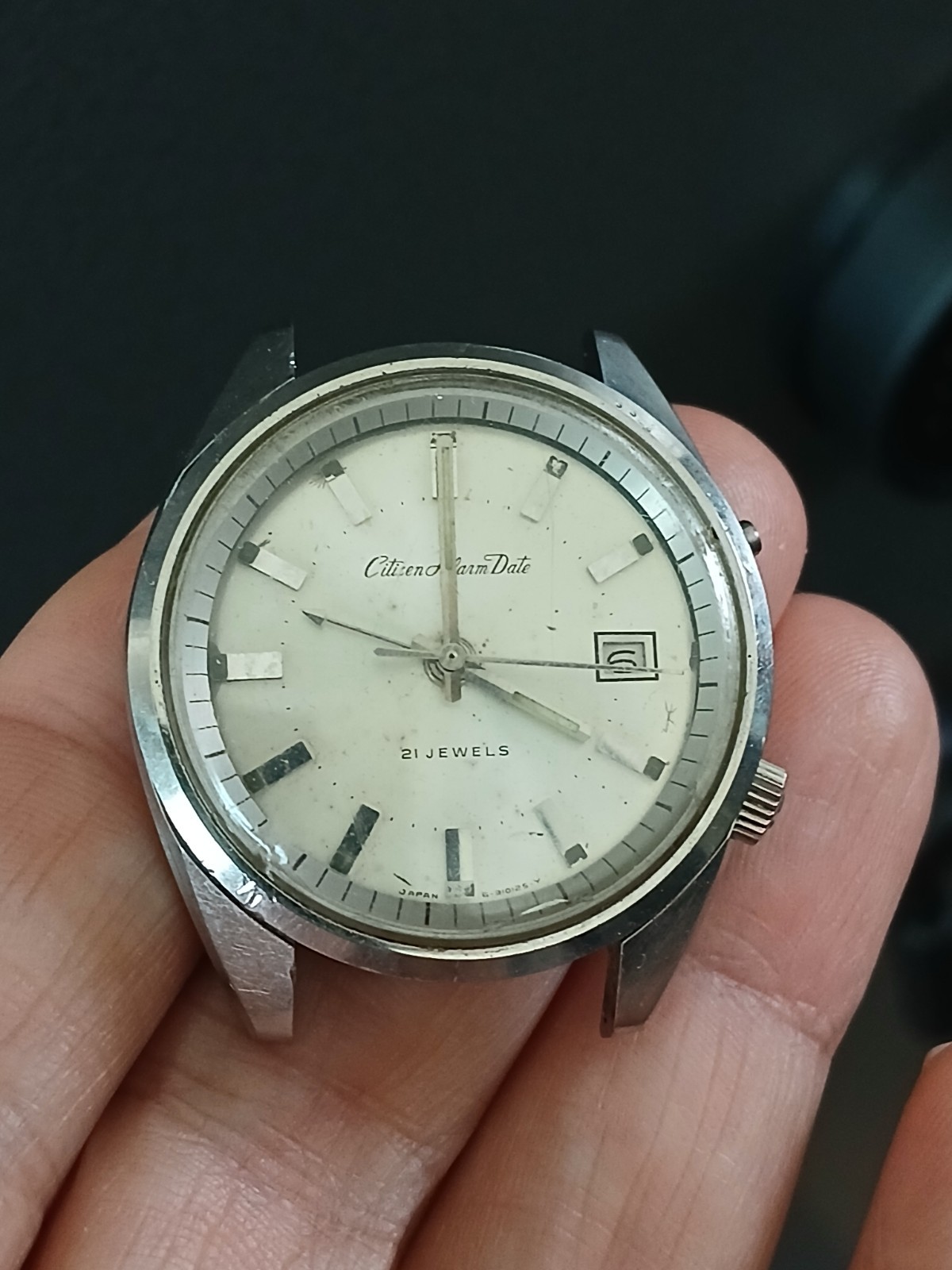 Vintage Citizen “Alarm Date” Mechanical Watch Parts Or Repair